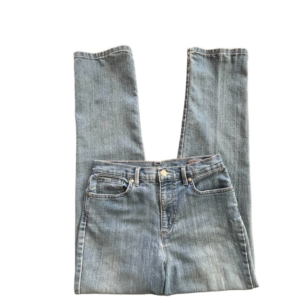 Gloria Vanderbilt Women Jeans Mid Rise Stretch (Sz6 W28 L29)